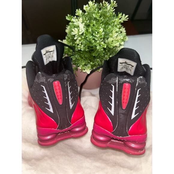 Nike Shox R4 Voltage Cherry Blk Running Shoe 302874-600 Sz 10 Rare Women's - Picture 7 of 13